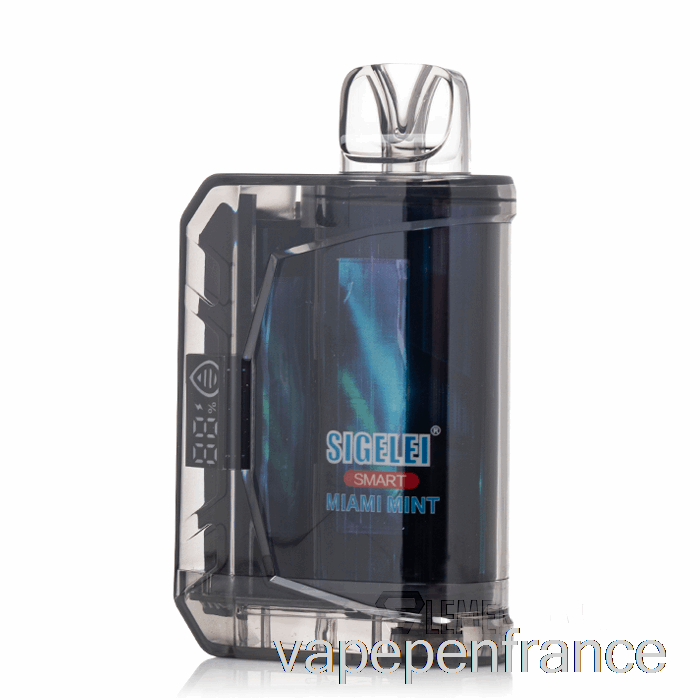 Stylo Vape Jetable Sigelei Smart Ac10000 Miami Menthe